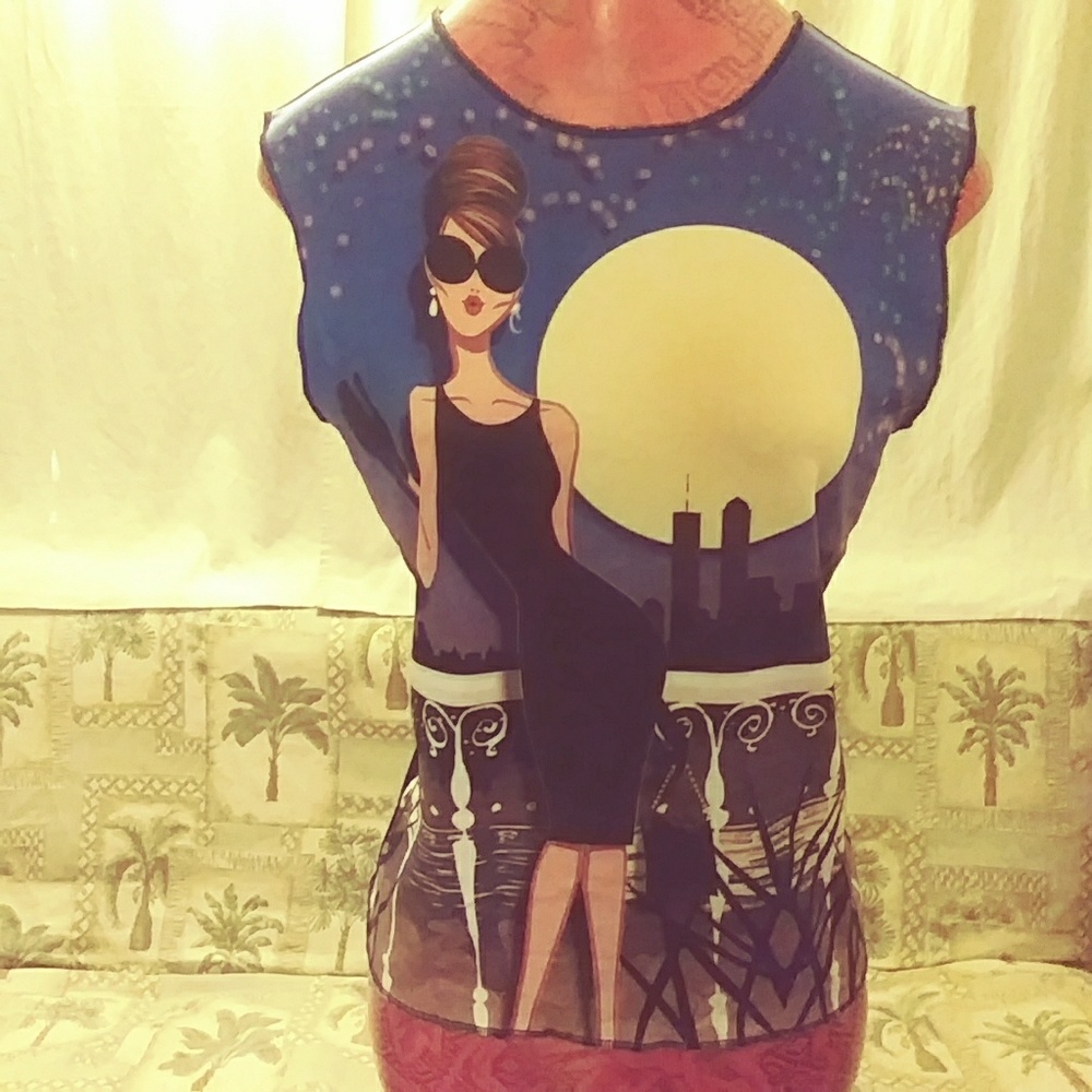 Screen print tank top